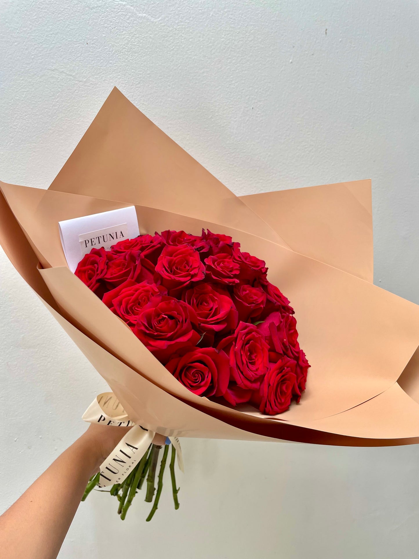 2 Docenas de Rosas Rojas en ramo listo para Domicilio en Xalapa